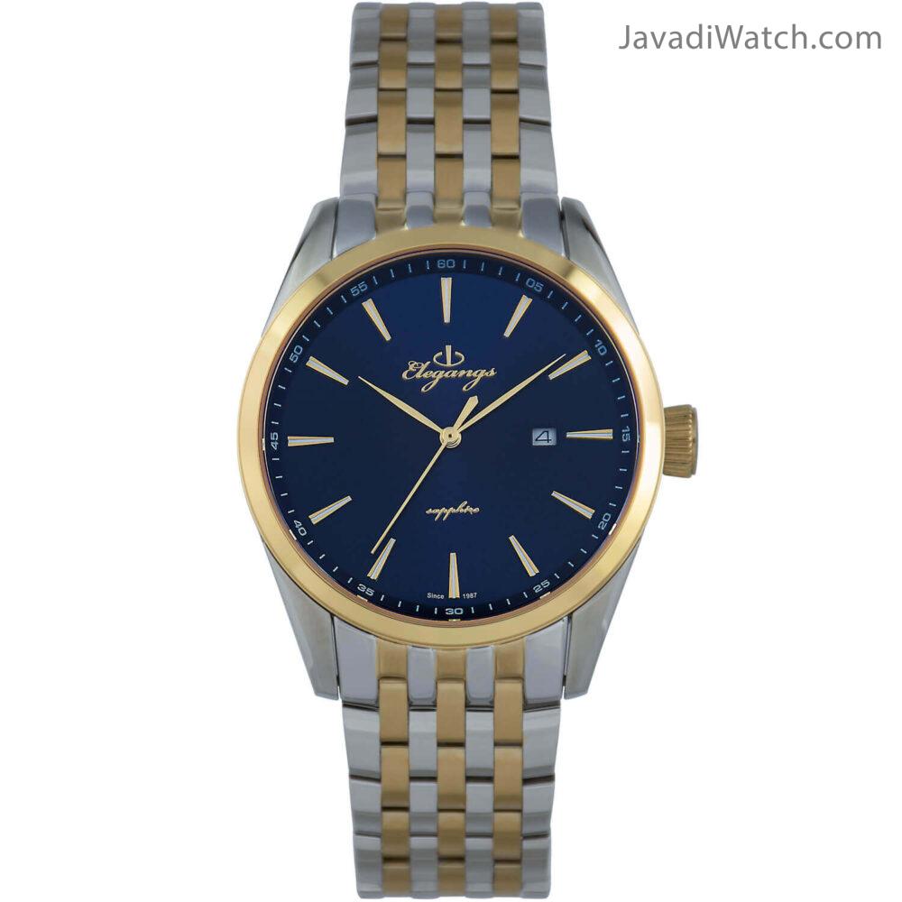 ساعت الگنگس مردانه و زنانه بند فلزی مدل 8062-407