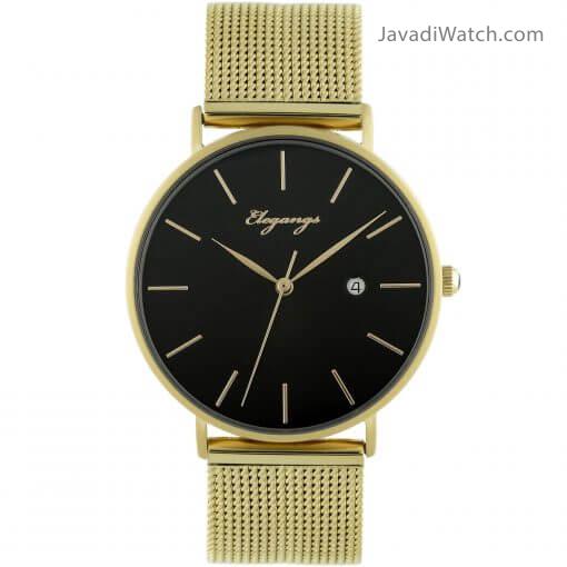 ساعت الگنگس مردانه و زنانه بند حصیری مدل 8152-702