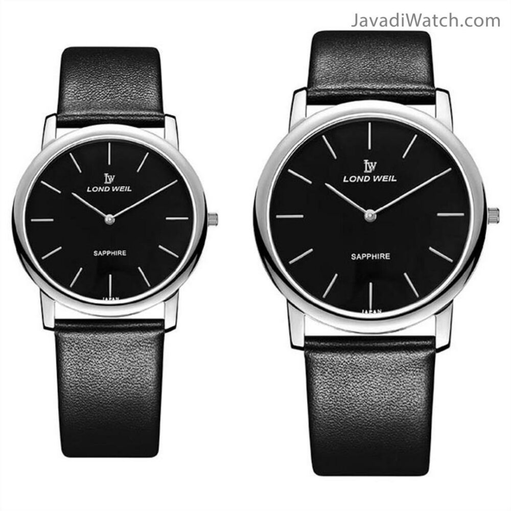 ساعت لوندویل ست بند فلزی استیل مشکی ساعت لوندویل ست بند چرمی استیل مشکی مدل 630017630017