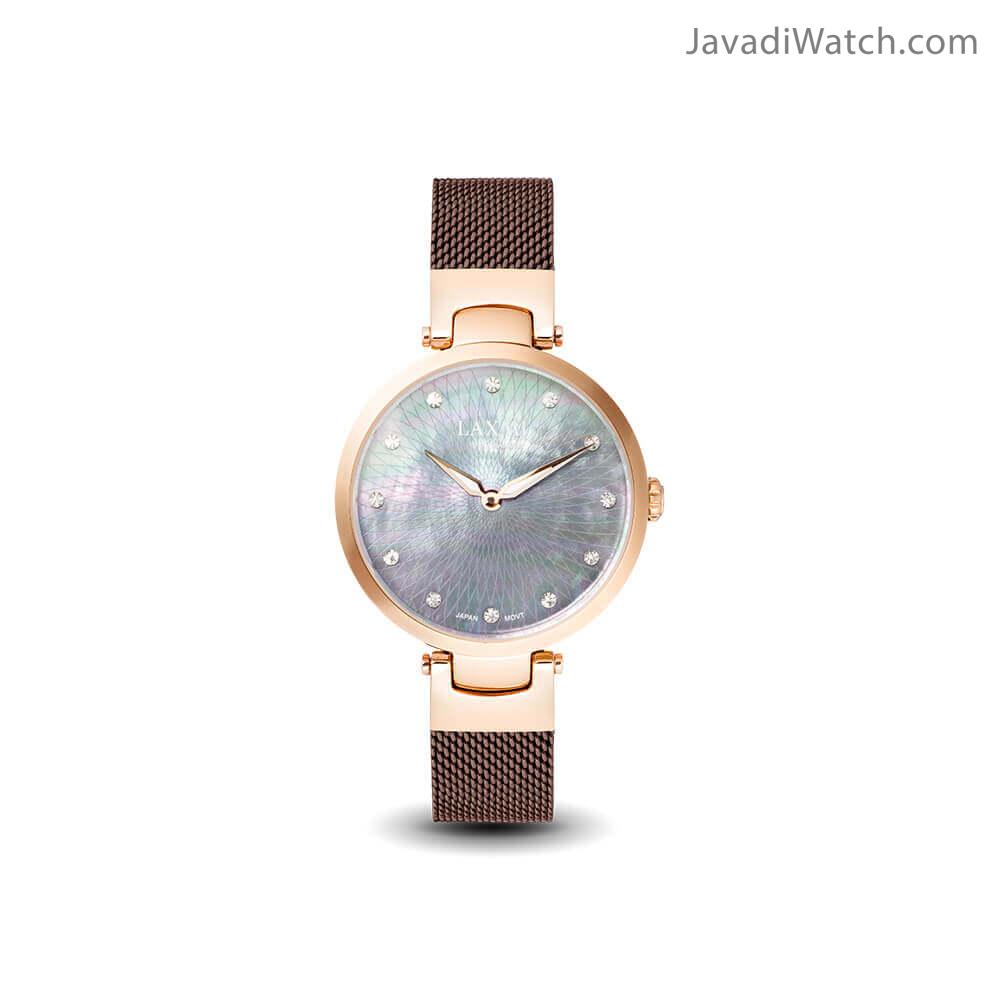 ساعت لاکسمی زنانه بند حصیری مدل 8073-3